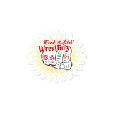 The Rock n Roll Wrestling Bash "Fist" Sticker