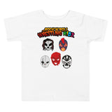 The Rock n Roll Wrestling Kids "The Gang's All Here" Toddler Short Sleeve Tee white