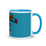 The Rock n Roll Wrestling Kids "The Gang's All Here" Mug with Color Inside blue blue