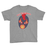 The Rock n Roll Wrestling Kids "Lil' Fireball" Youth Short Sleeve T-Shirt heather grey