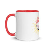 The Rock n Roll Wrestling Bash "Fist" Mug with Color Inside Red