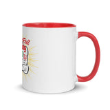 The Rock n Roll Wrestling Bash "Fist" Mug with Color Inside Red