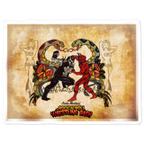 The Rock n Roll Wrestling Bash "El Brujo vs The Devil" Sticker