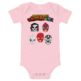 The Rock n Roll Wrestling Kids "The Gang's All Here" Baby Body light pink