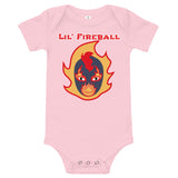The Rock n Roll Wrestling Kids "Lil' Fireball - Flame" Baby Body light pink