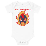 The Rock n Roll Wrestling Kids "Lil' Fireball - Flame" Baby Body white