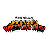 The Rock n Roll Wrestling Bash Logo Stickers