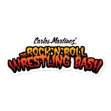 The Rock n Roll Wrestling Bash Logo Stickers