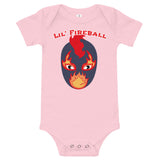 The Rock n Roll Wrestling Kids "Lil' Fireball" Baby Body light pink