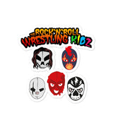 The Rock n Roll Wrestling Kids "The Gang's All Here" Stickers