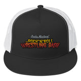The Rock n Roll Wrestling Bash Trucker Cap Black