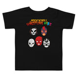 The Rock n Roll Wrestling Kids "The Gang's All Here" Toddler Short Sleeve Tee black