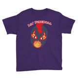 The Rock n Roll Wrestling Kids "Lil' Fireball" Youth Short Sleeve T-Shirt purple