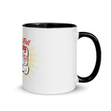 The Rock n Roll Wrestling Bash "Fist" Mug with Color Inside Black