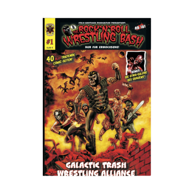 The Rock n Roll Wrestling Bash Comic 