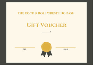 The Rock n Roll Wrestling Bash Geschenkgutschein