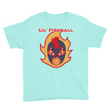 The Rock n Roll Wrestling Kids "Lil' Fireball - Flame" Youth Short Sleeve T-Shirt