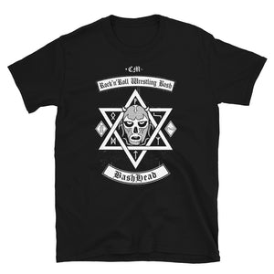 The Rock n Roll Wrestling Bash "BashHead" Short-Sleeve Unisex T-Shirt