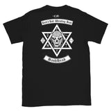 The Rock n Roll Wrestling Bash "BashHead" Short-Sleeve Unisex T-Shirt. Pocketprint Back