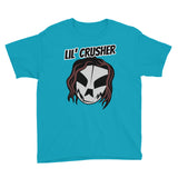 The Rock n Roll Wrestling Kids "Lil' Crusher" Youth Short Sleeve T-Shirt turquoise