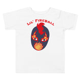 The Rock n Roll Wrestling Kids "Lil' Fireball" Toddler Short Sleeve Tee white