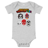 The Rock n Roll Wrestling Kids "The Gang's All Here" Baby Body heather grey