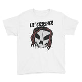 The Rock n Roll Wrestling Kids "Lil' Crusher" Youth Short Sleeve T-Shirt white
