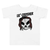 The Rock n Roll Wrestling Kids "Lil' Crusher" Toddler Short Sleeve Tee white