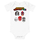 The Rock n Roll Wrestling Kids "The Gang's All Here" Baby Body white