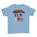 The Rock n Roll Wrestling Kids "The Gang's All Here" Youth Short Sleeve T-Shirt light blue
