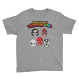 The Rock n Roll Wrestling Kids "The Gang's All Here" Youth Short Sleeve T-Shirt heather grey