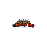 The Rock n Roll Wrestling Bash Logo Stickers