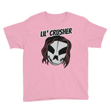 The Rock n Roll Wrestling Kids "Lil' Crusher" Youth Short Sleeve T-Shirt light pink